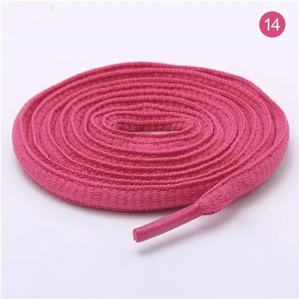 Sports Shoe Accessories: 1 Pair Adults Classic Oval, Half Round Athletic Shoelaces / Rungear