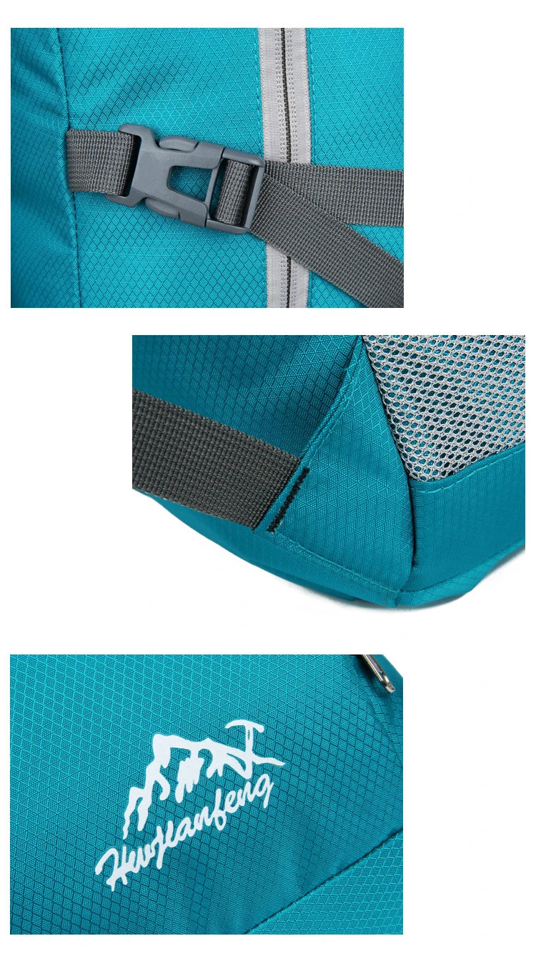 Trail Gear Accessories: 28L Packable, Foldable, Ultra Light, Outdoor Hiking Backpack / Rungear