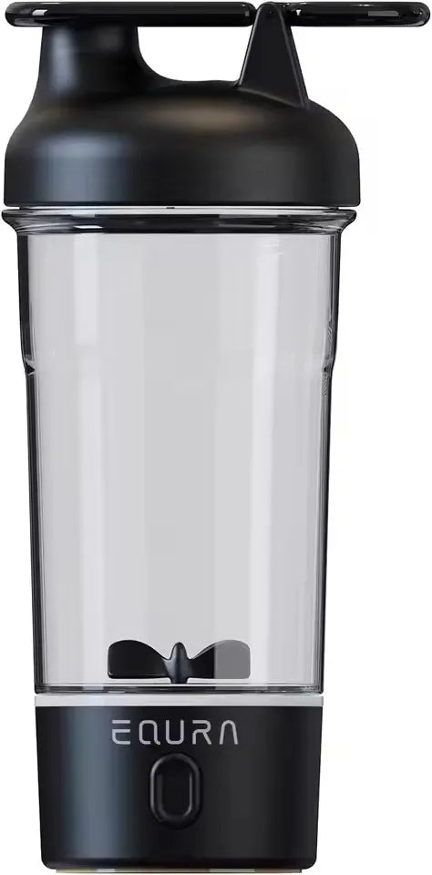 Hydration Gear Accessories: 500ML Portable USB, C Rechargeable Electric Protein Shake Pulse Blender Bottle, BPA Free / Rungear
