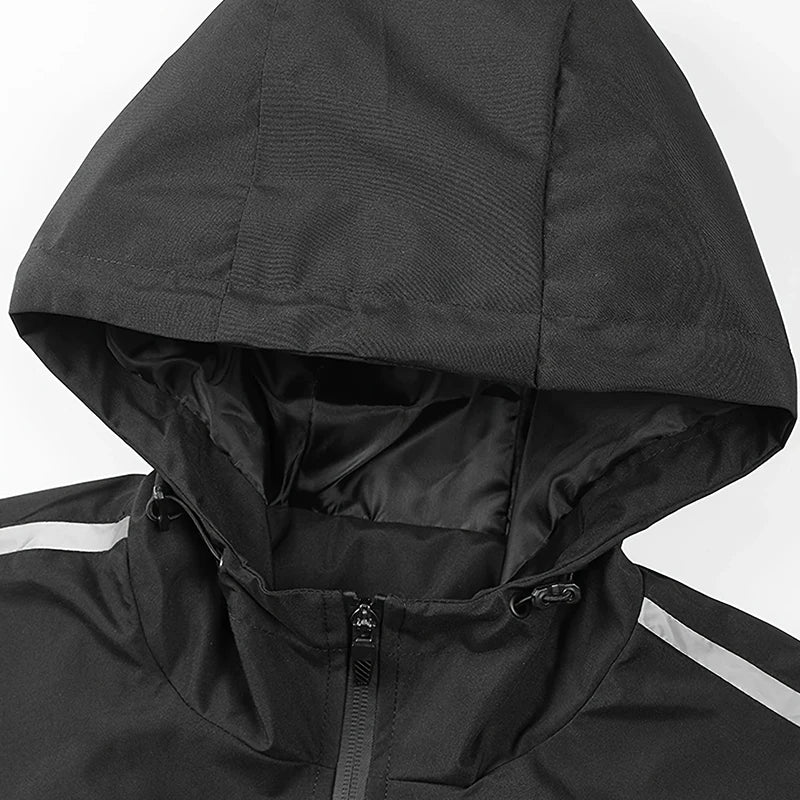 Men's Apparel Jackets: Waterproof, Windproof, Hooded, Multi-Pocket Windbreaker Jackets / Rungear