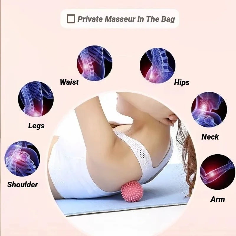 Myofascial Release Spiky Roller Massage Ball For Deep Tissue Trigger Point Muscle Recovery Pain Relief