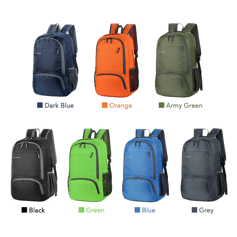 Lightweight Trail Accessories: Unisex, Waterproof, Packable Backpack For Travel, Hiking, Cycling / Rungear