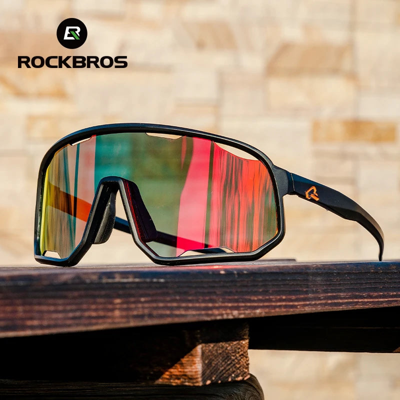 Sunglasses Running Gear: ROCKBROS Polarized Sunglasses, Outdoor UV400 Protection, Sports Eyewear for Outdoor Sports / Rungear