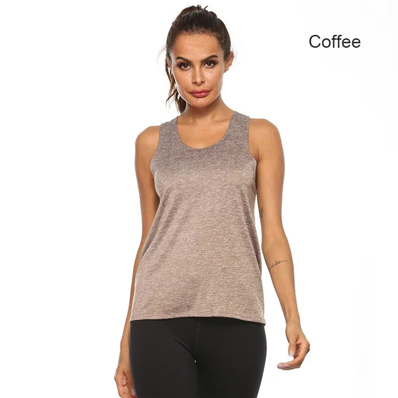 Women's Running Apparel: STOUREG Sleeveless, Quick-Dry Racerback Workout Tank Top / Rungear