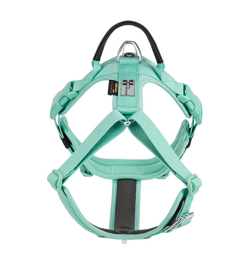 Dog Gear Accessories: SMALL COMBINATION No Pull, Nylon, Adjustable, Reflective, Comfortable, Dog Control Harness / Rungear