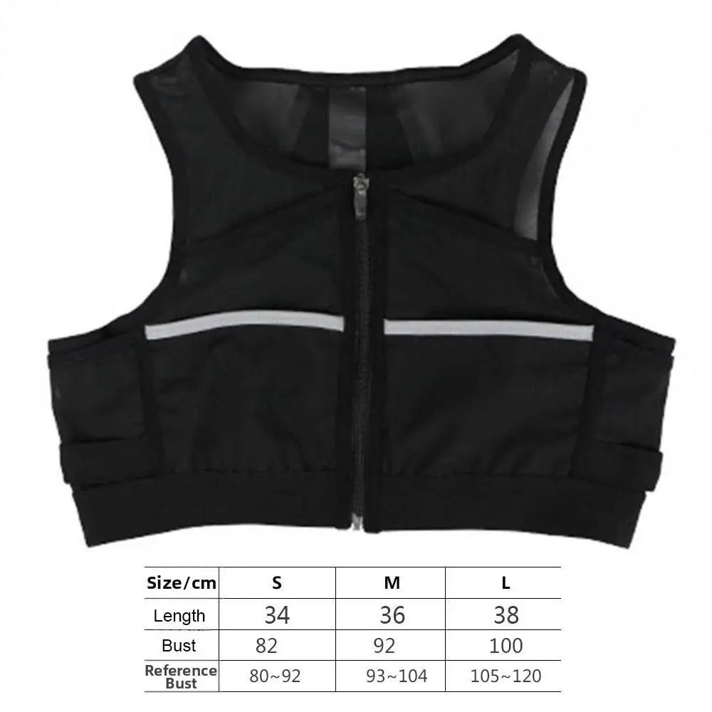 Reflective Vest Accessories: Large Capacity, Breathable, Reflective, Marathon Running Chest Pack / Rungear