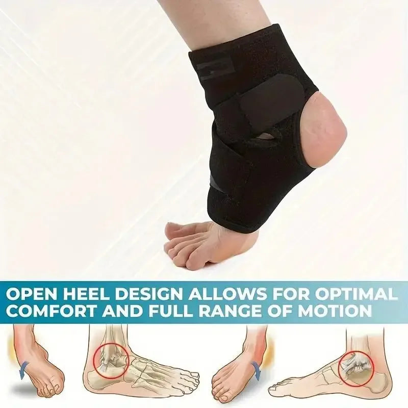 Adjustable Ankle Brace Breathable & Comfortable Elastic Ankle Support Sleeve For Tendon Support