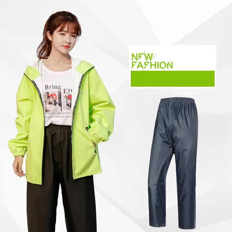 Running Jackets Apparel: (M-3XL) Unisex, Waterproof Jacket And Pants Set / Rungear