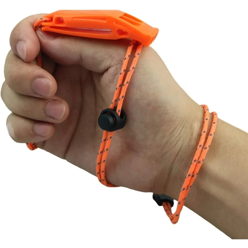 Safety Gear Accessories: Emergency Whistle with Lanyard Loud Safety Survival Whistle for Outdoor Rescue / Rungear