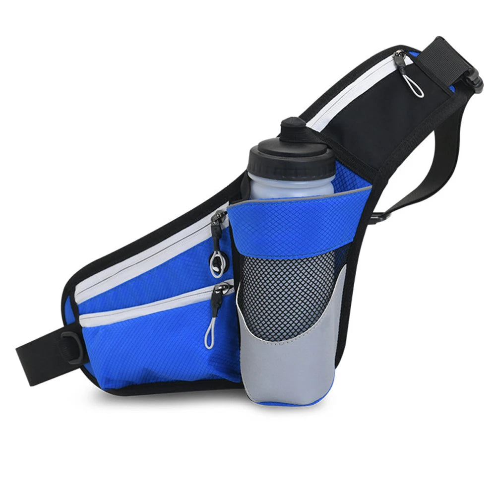 Running Hydration Accessories: 1PC Unisex, Reflective, Adjustable Running Hydration Belt with Water Bottle  Buckle for Hiking, Running / Rungear