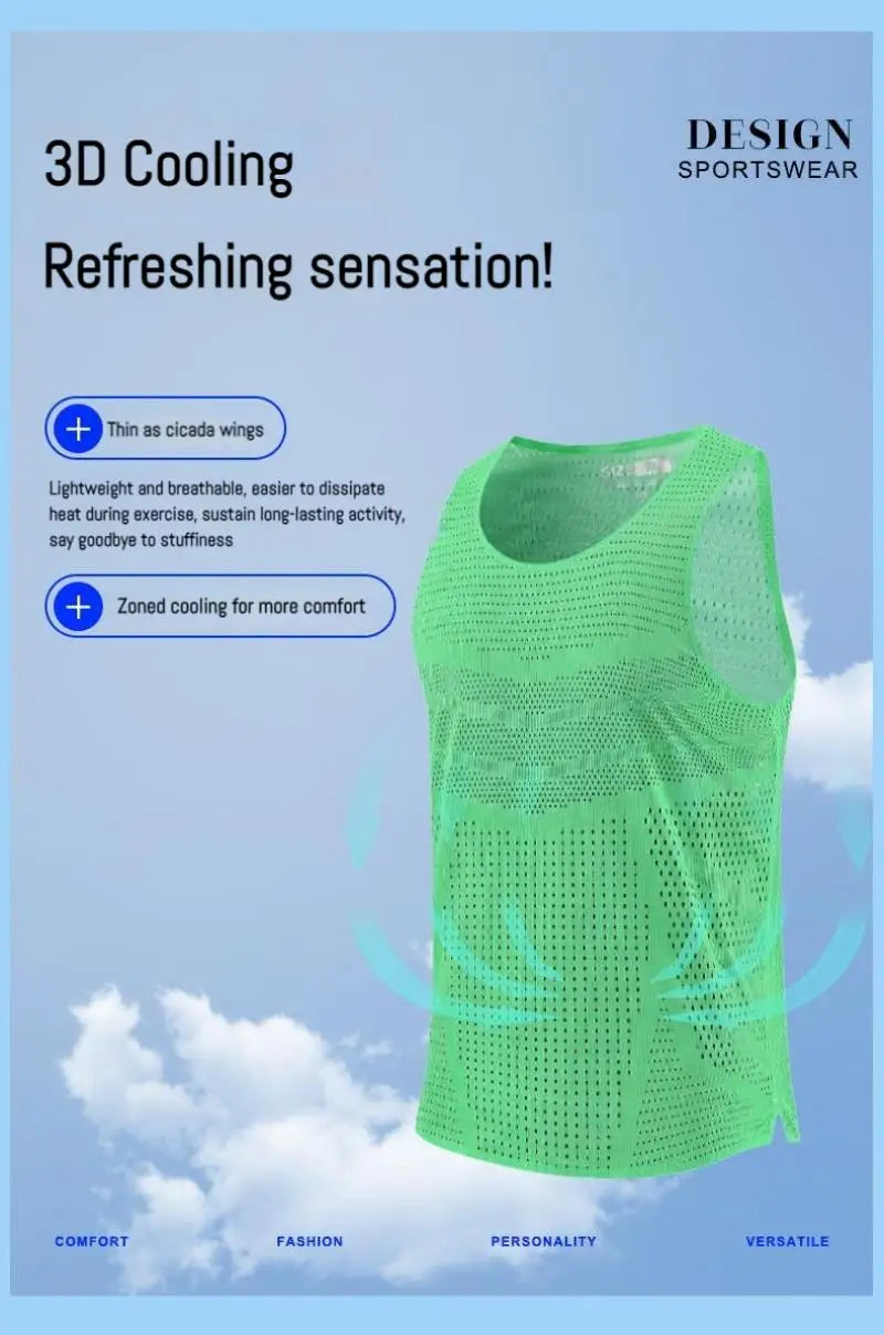 Ultra Light Moisture Wicking Performance Marathon Racing Sports Fitness Tops For Men And Women