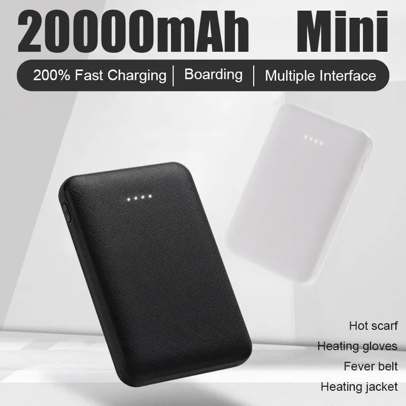 Tech Gear Accessories: 20000mAh Portable, USB Fast Charging, Mini Power Bank Charger / Rungear