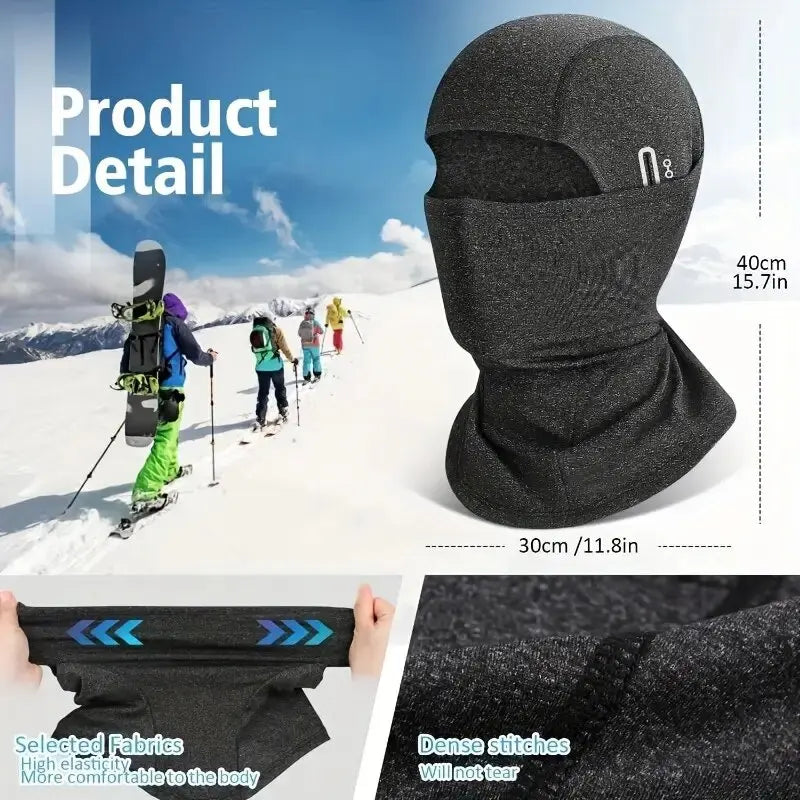 Running and Trail Accessories: Thermal, Warm Full Face Balaclava Mask For Outdoor Sports / Rungear