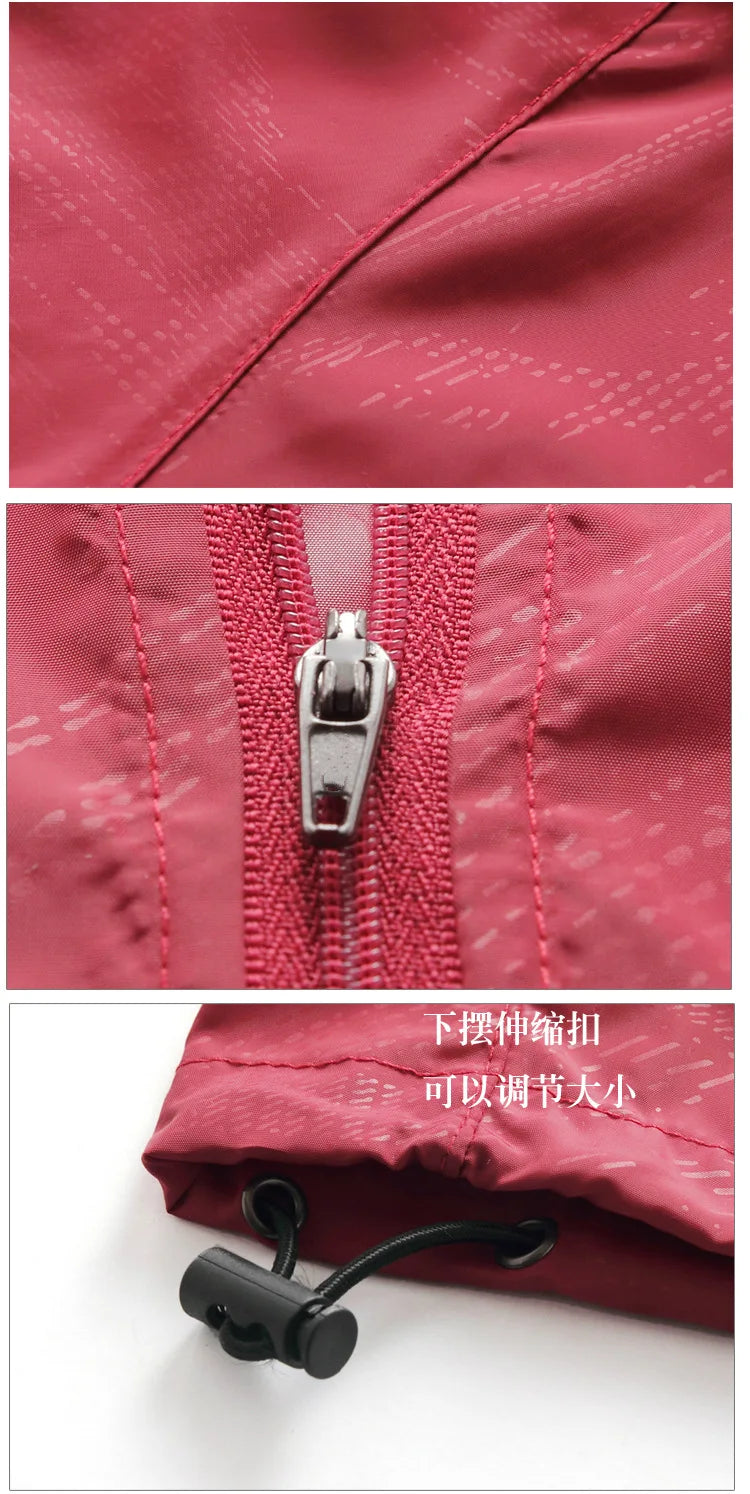 Running Apparel: Unisex, Waterproof, Lightweight, Quick-Dry, Hooded Thin Windbreaker / Rungear