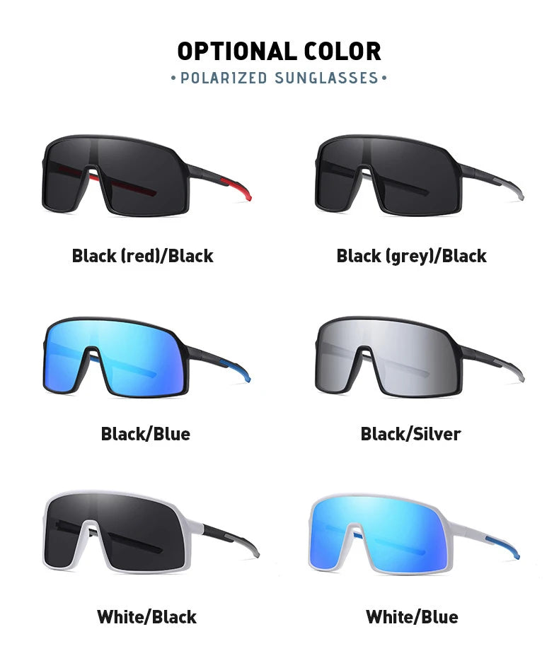 Sunglasses Gear Accessories: Unisex Large Frame UV400 Polarized Sports Sunglasses TR90 / Rungear