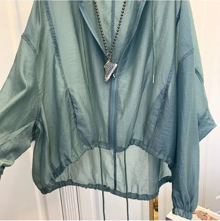 Women's Running Apparel: Hooded, Sun-Proof, Breathable, Lightweight Jackets / Rungear
