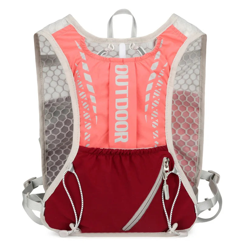Running Hydration Gear: Outdoors, Reflective, Sports Hydration Vest Backpack for Running, Hiking / Rungear