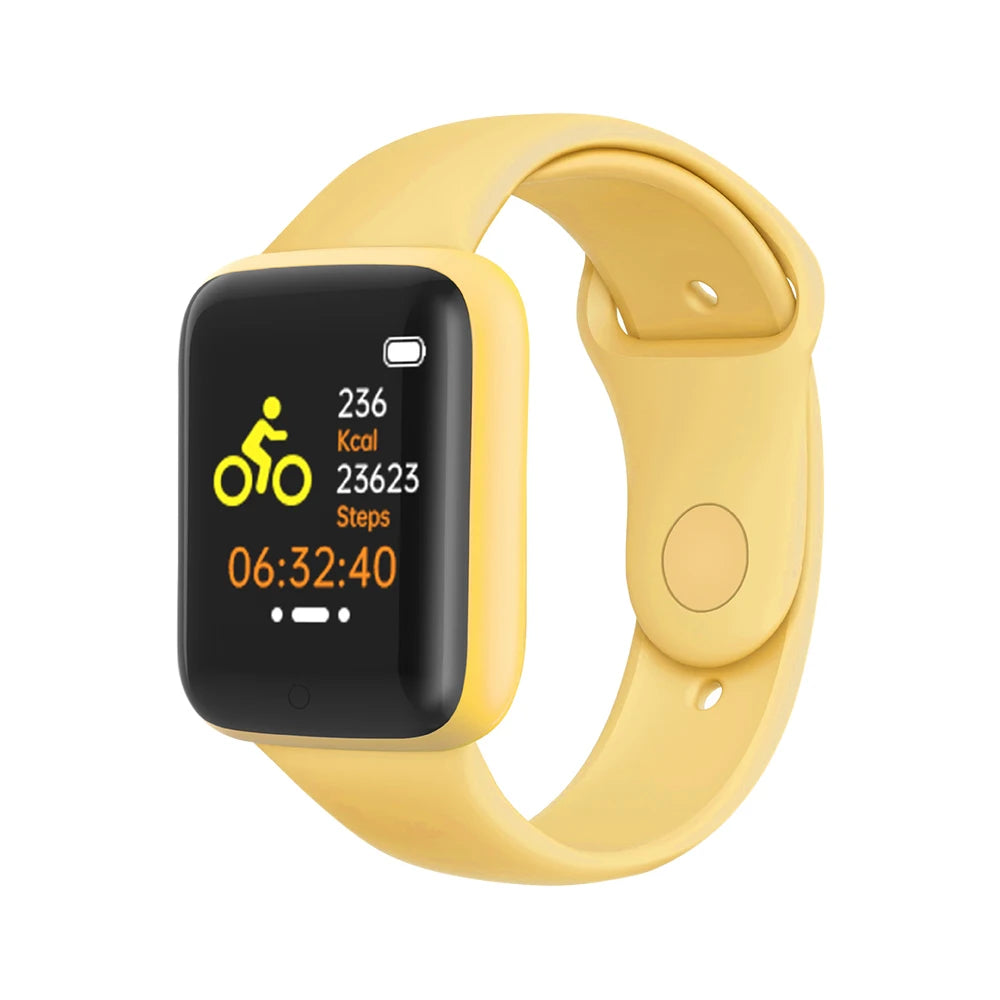 Rungear Tech Accessories: Unisex Bluetooth Smart Watch For Networked Phone, Controls Music, Health Monitor, Clock Y68 / Rungear