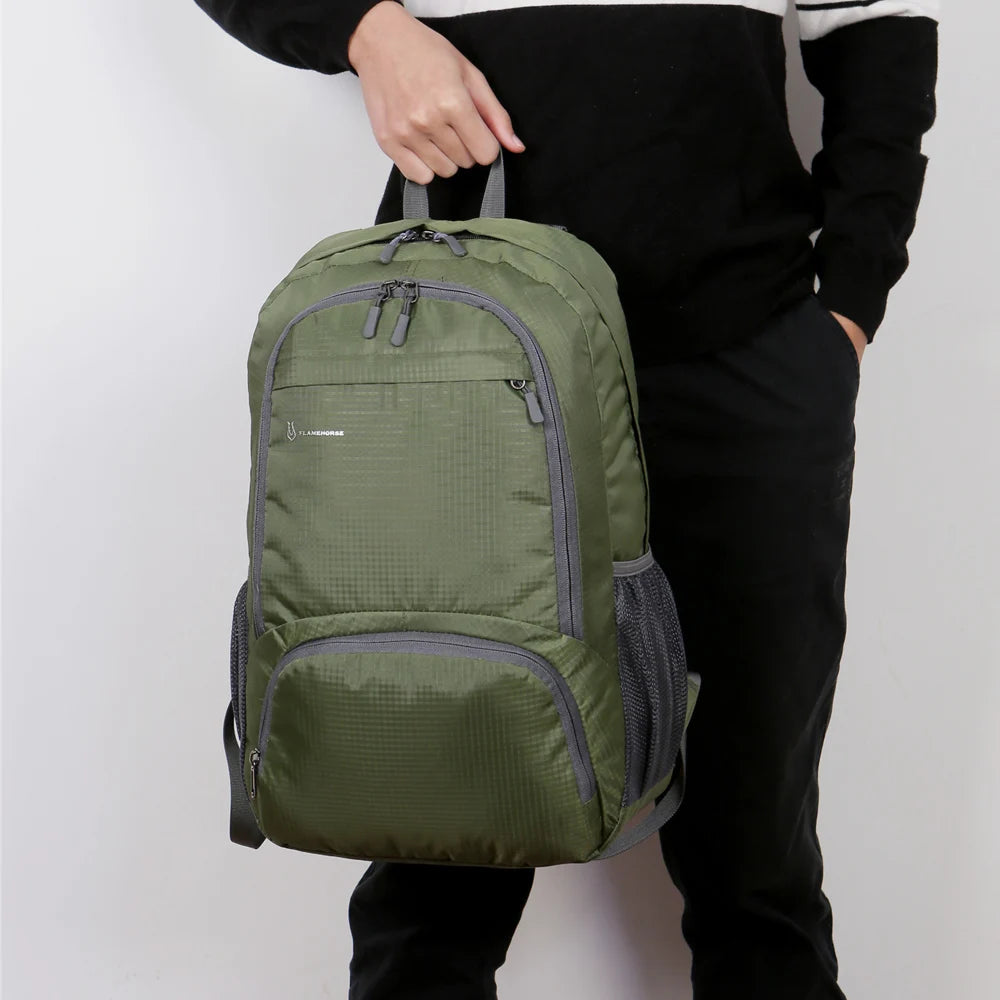Lightweight Trail Accessories: Unisex, Waterproof, Packable Backpack For Travel, Hiking, Cycling / Rungear