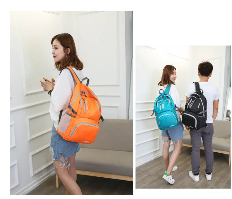 Trail Gear Accessories: 28L Packable, Foldable, Ultra Light, Outdoor Hiking Backpack / Rungear