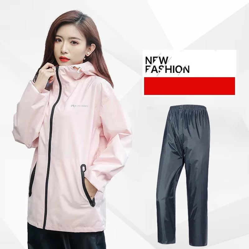 Running Jackets Apparel: (M-3XL) Unisex, Waterproof Jacket And Pants Set / Rungear