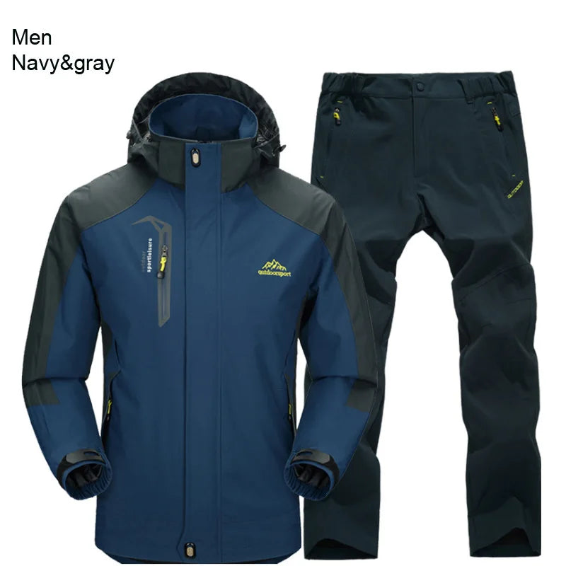 Men's Running And Trail Gear Apparel: Thermal, Waterproof, Windproof, Hooded Jacket and Pants Sets / Rungear