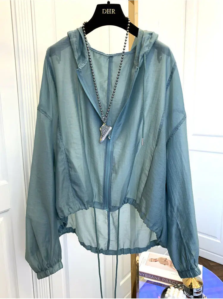 Women's Running Apparel: Hooded, Sun-Proof, Breathable, Lightweight Jackets / Rungear