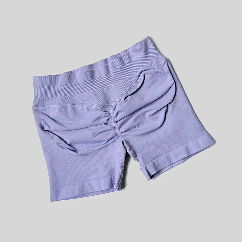 Women's Summer Apparel: Breathable, Thin, High Waisted Casual Sports Shorts, T 4.5" Low Ribbed Band / Rungear