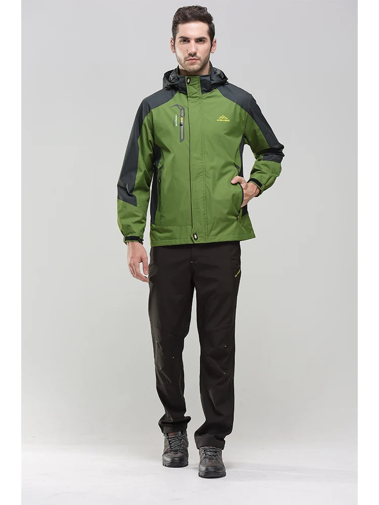 Men's Running And Trail Gear Apparel: Thermal, Waterproof, Windproof, Hooded Jacket and Pants Sets / Rungear