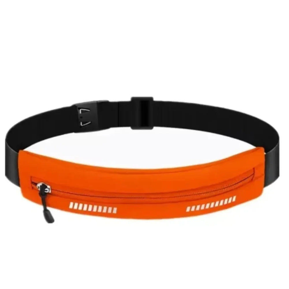 Running Belt Accessories: Waterproof, Adjustable, Reflective Running Waist Belt Pouch for Jogging, Hiking, Travel / Rungear