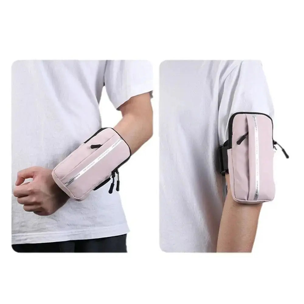 Running Tech Accessories: PU Mobile Phone Arm Bag, Waterproof, Large Capacity, Lightweight / Rungear