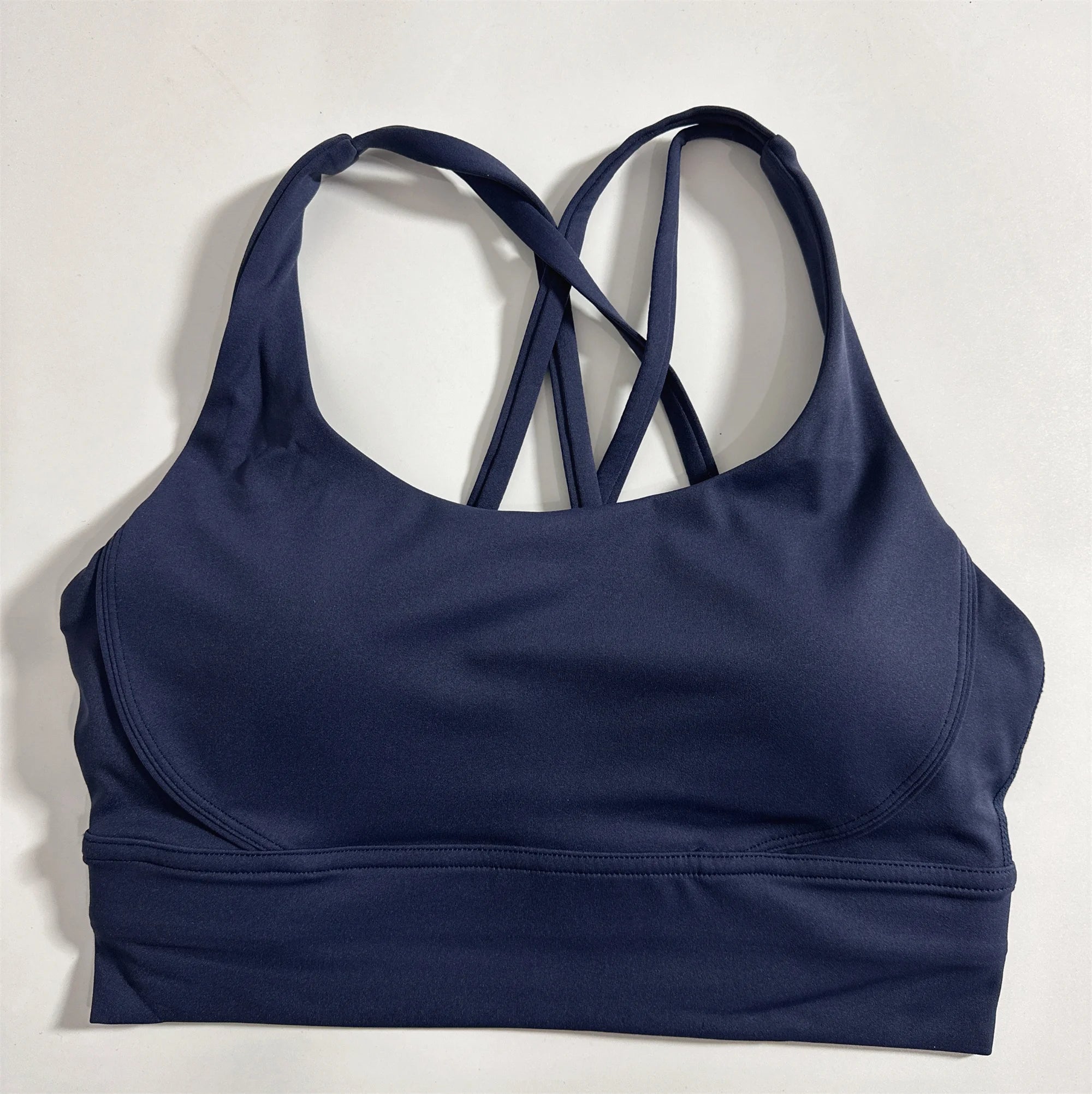 Women's Bra Apparel: Solid Color, High Strength Shockproof, Soft Cross Back, High Strength Shockproof, Fitness Sports Bra / Rungear