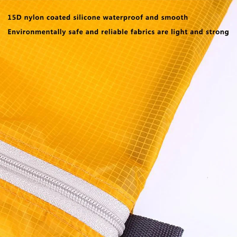 Portable Waterproof Nylon Coated Silicon Pocket Hook Pouch Organizer Reusable Storage Bag