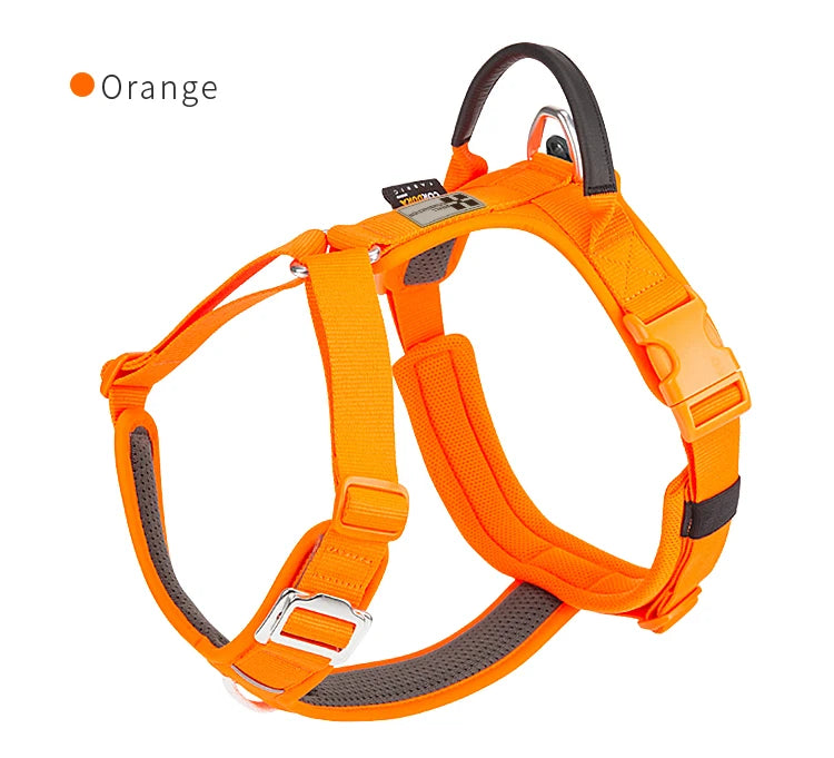 Dog Gear Accessories: SMALL COMBINATION No Pull, Nylon, Adjustable, Reflective, Comfortable, Dog Control Harness / Rungear
