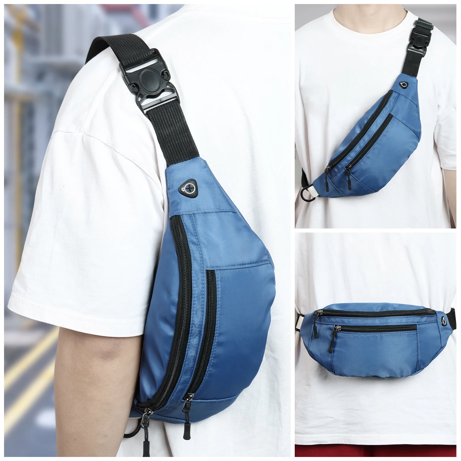 Running Accessories Gear: Unisex, Lightweight, Crossbody Belt Bag Waist Packs for Outdoors / Rungear Running Hiking Travel