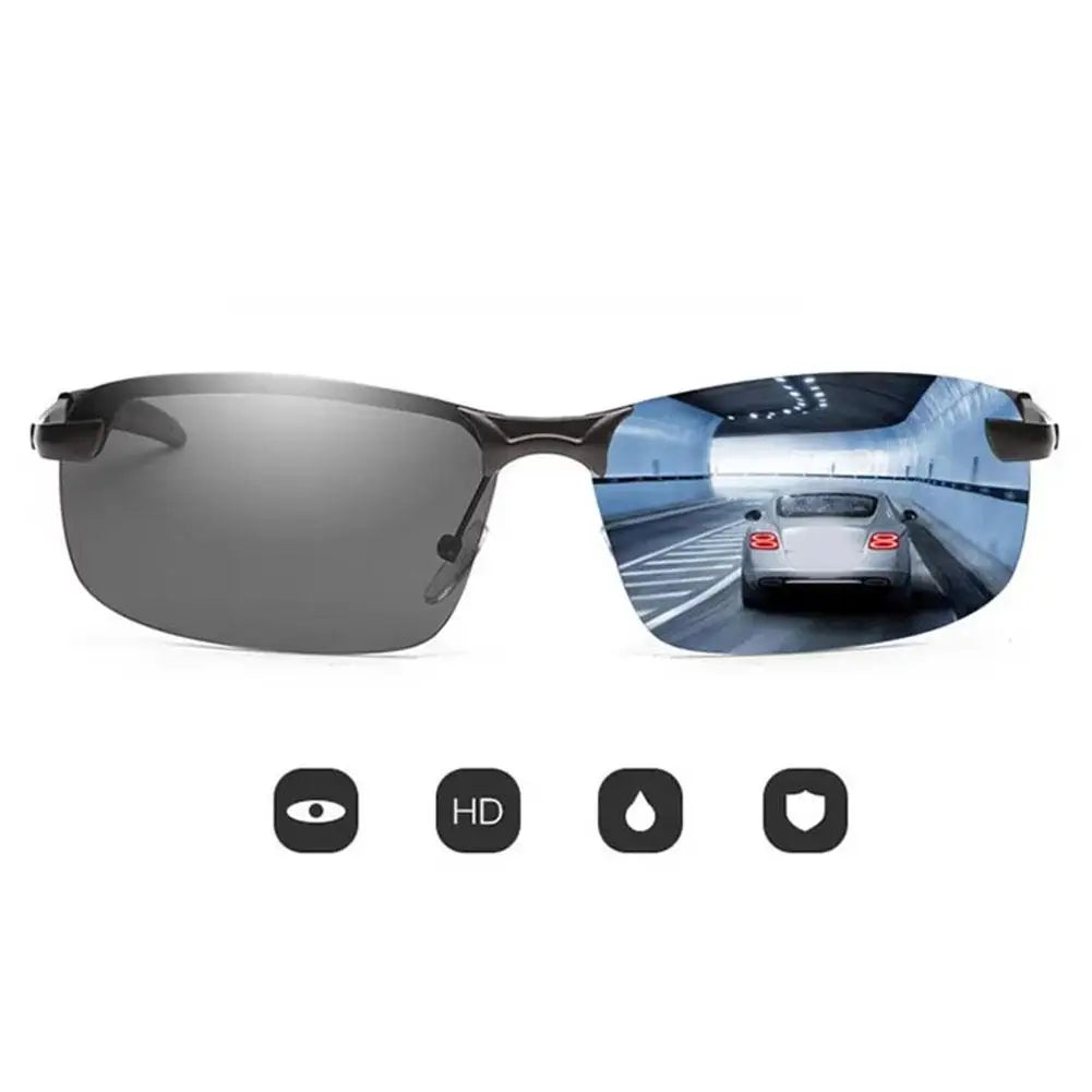 Sunglasses Running Gear: Polarized, Photochromic Sunglasses for Outdoor Sports Day and Night / Rungear