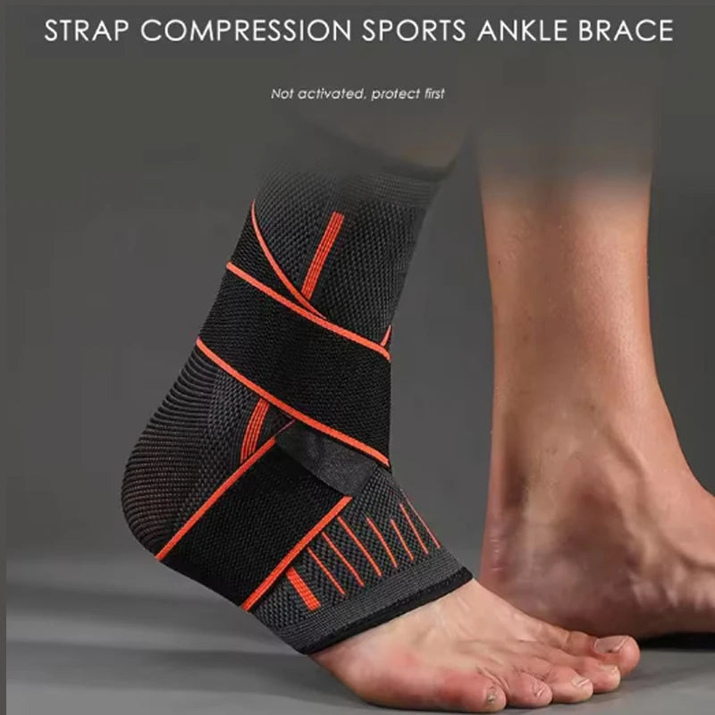 Recovery Gear Accessories: Unisex, Adjustable Compression Ankle Support Protection for Running, Hiking / Rungear
