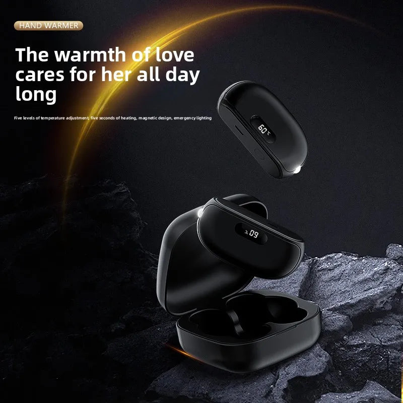 New Magnetic Detachable Hand Warmer Charging Mini 2-In-1 Heat Pack