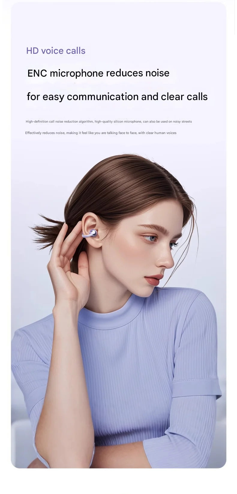 Running Earbud Accessories: Wireless, Comfortable, Bluetooth, Bone Conduction, Clip-on-Ear Earbuds  5.4  Comfortable with Digital Display / Rungear