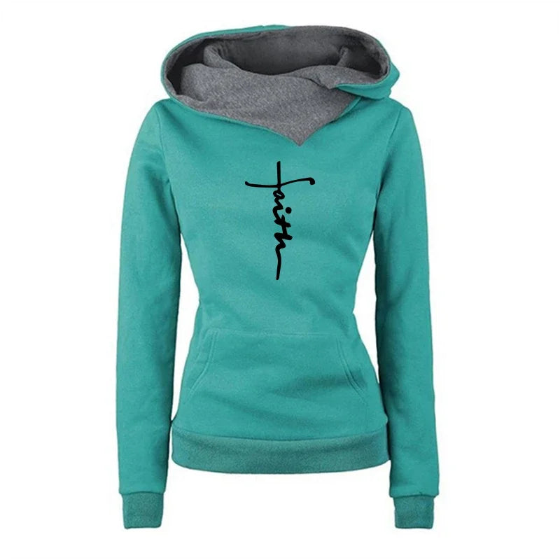 Women's Winter Apparel: Women's Quality, Versatile, Double Collar Pullover Hoodie / Rungear