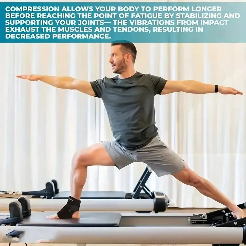 Adjustable Ankle Brace Breathable & Comfortable Elastic Ankle Support Sleeve For Tendon Support