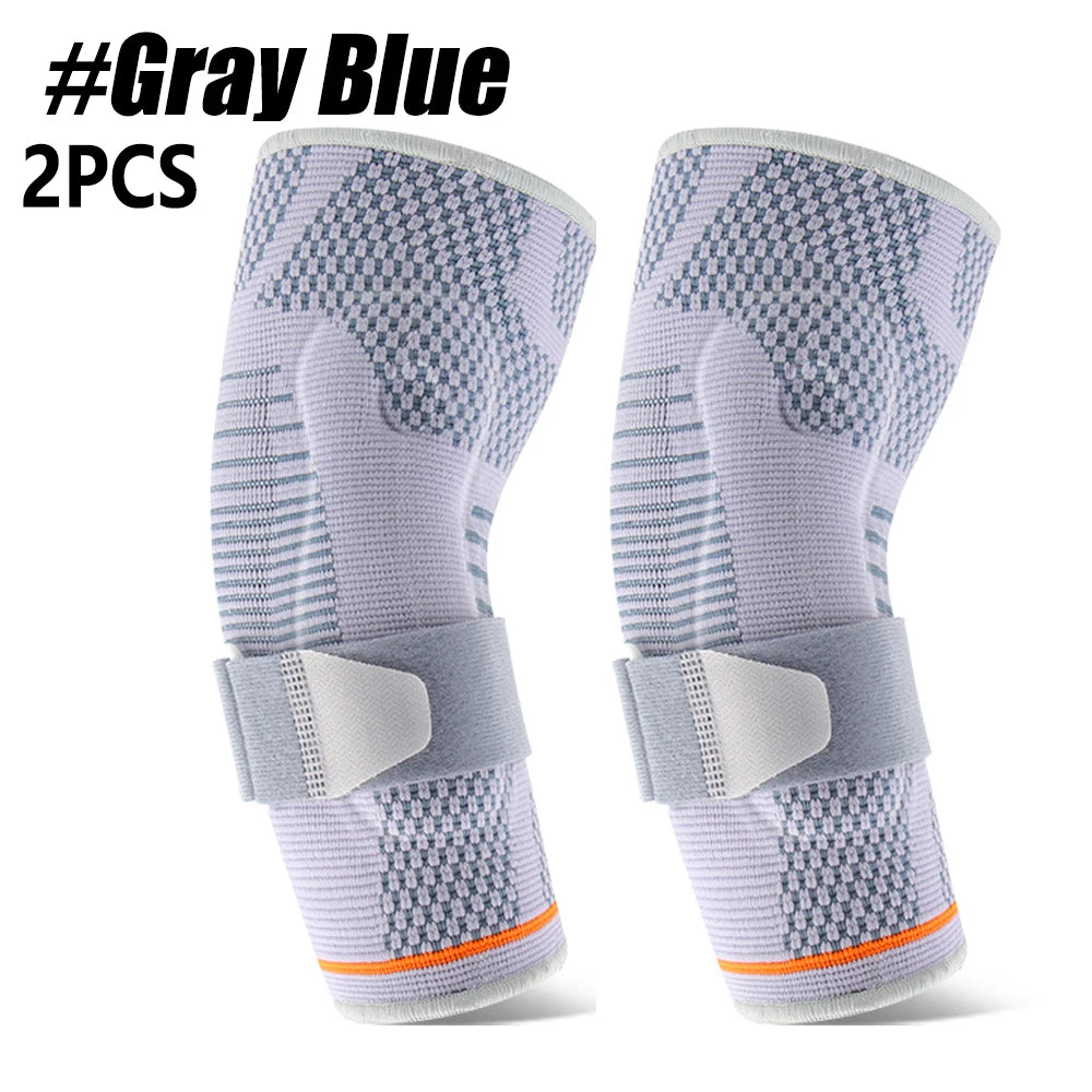 Running Compression Gear: Adjustable Arm Support with Gel Pad, Compression Sleeve with Strap / Rungear