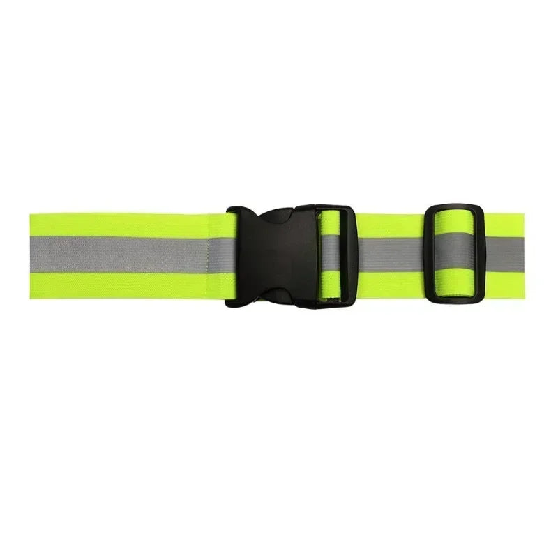 Elastic High Visible Adjustable Reflective Waistband Belt for Running Cycling Sport Night Safety Kid Men Women