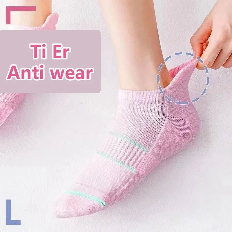 Moisture-Wicking Sock Gear: Unisex, Breathable, Anti-Slip, No-Sweat, Cotton Athletic Running Socks / Rungear