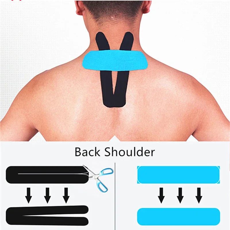 Running Recovery Accessories: Acc2.5cm*5m Self Adherent, Waterproof Sports Kinesiology Recovery Tape / Rungear