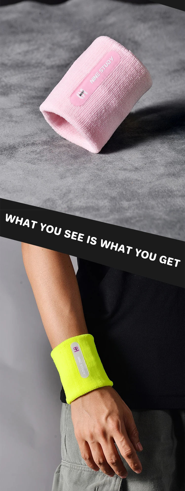 Run Gear Accessories: 1PC Breathable, Cotton, Sweat Absorption Wristband Wrist Guards For Sports Fitness / Rungear