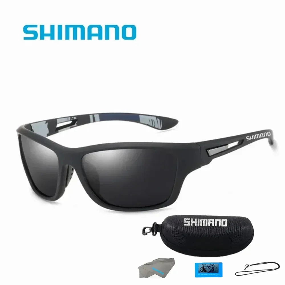 Sunglasses Gear Accessories: Shimano UV400 Unisex Polarized Protective Outdoor Sports Sunglasses / Rungear