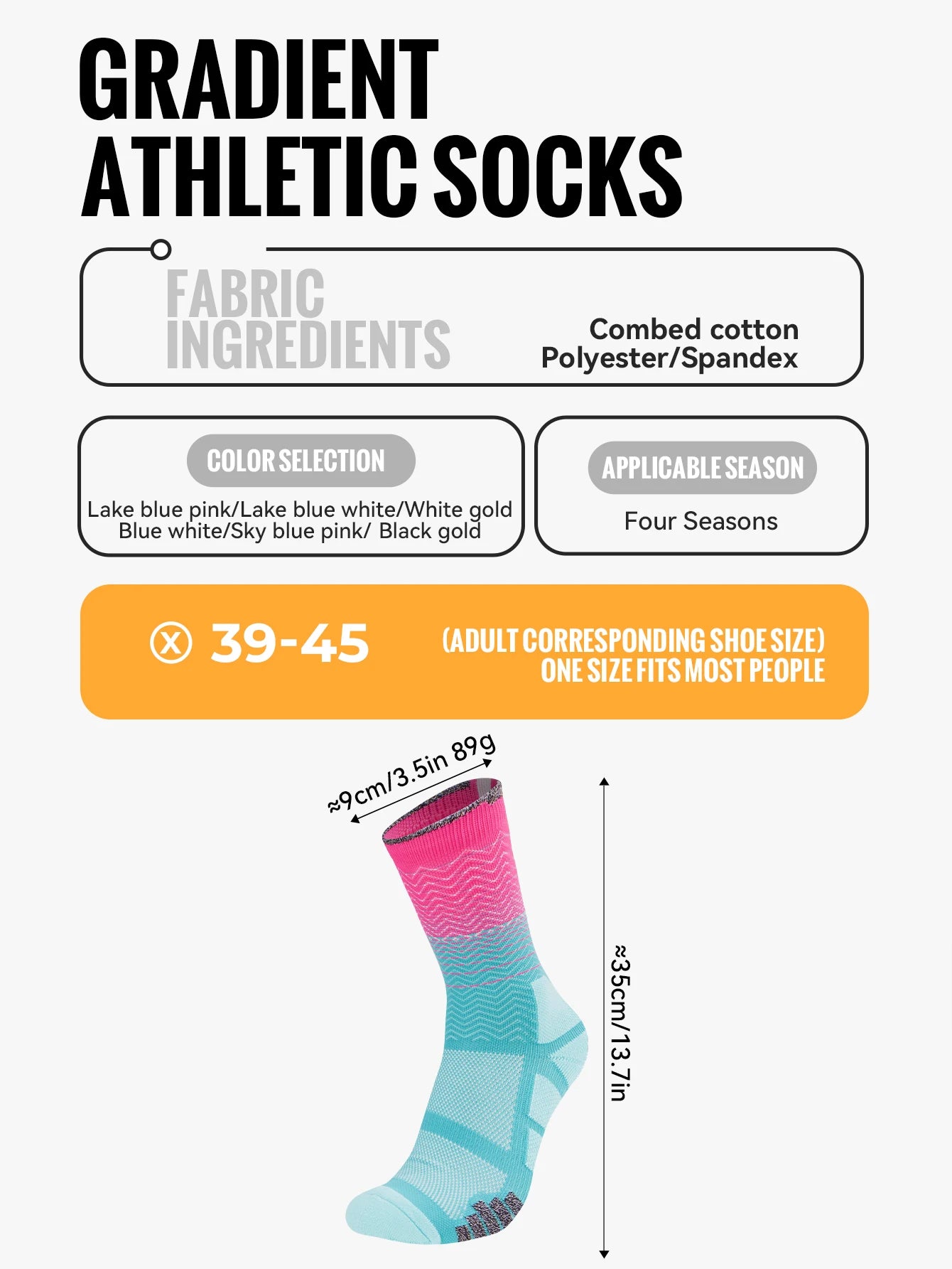 Moisture-Wicking Sock Gear: WRELS Athletic Cushion, Sweat Absorbing, Moisture Wicking Sports Socks Thickened Towel Bottom / Rungear