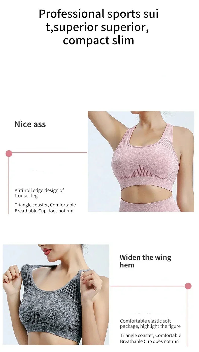 Women's Quick-Dry Sets: Seamless Shorts and Sports Bra Workout Sets for Fitness, Running, Workouts / Rungear