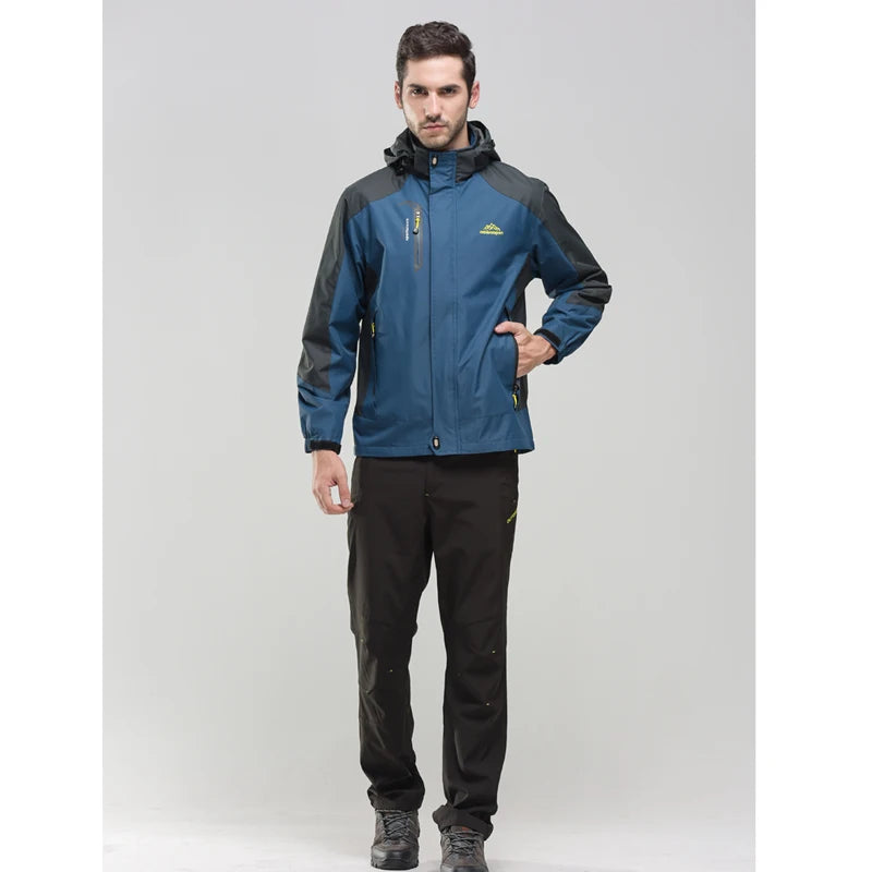 Men's Running And Trail Gear Apparel: Thermal, Waterproof, Windproof, Hooded Jacket and Pants Sets / Rungear